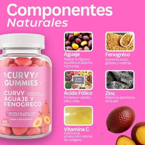 Curvi Gummies® PREMIUM 💃 ¿Quieres curvas que hablen por sí solas?